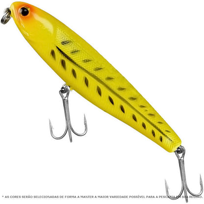 Kit com 12 Iscas Artificiais By Nei Jesus para Iniciar na Pesca de Tucunarés (com Estojo e Snap)