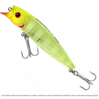 Kit com 12 Iscas Artificiais By Nei Jesus para Iniciar na Pesca de Tucunarés (com Estojo e Snap)