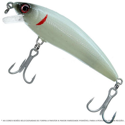 Kit com 12 Iscas Artificiais By Nei Jesus para Iniciar na Pesca de Tucunarés (com Estojo e Snap)