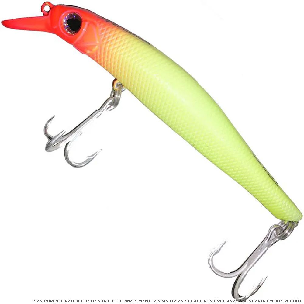 Kit com 6 Iscas Artificiais By Nei Jesus para Iniciar na Pesca de Tucunarés (com Estojo e Snap)