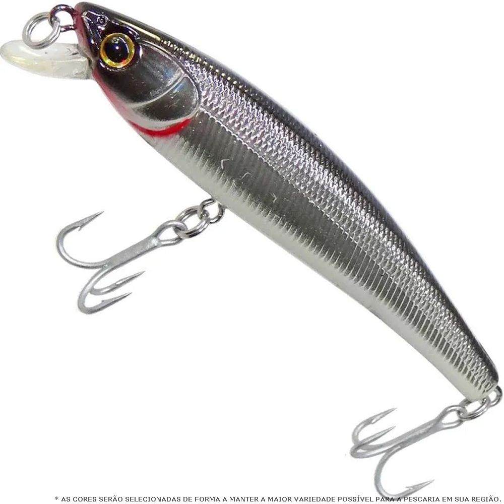 Kit com 6 Iscas Artificiais By Nei Jesus para Iniciar na Pesca de Tucunarés (com Estojo e Snap)