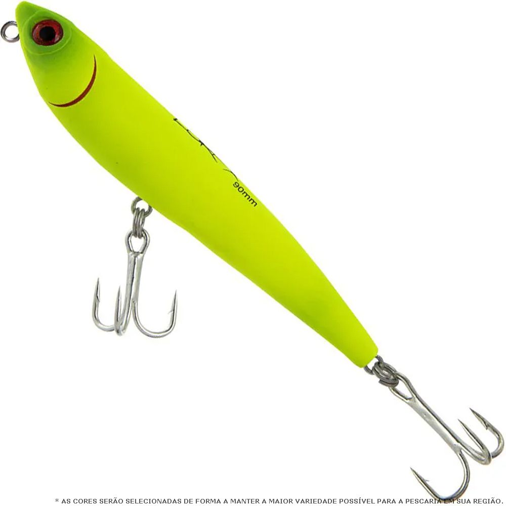 Kit com 6 Iscas Artificiais By Nei Jesus para Iniciar na Pesca de Tucunarés (com Estojo e Snap)
