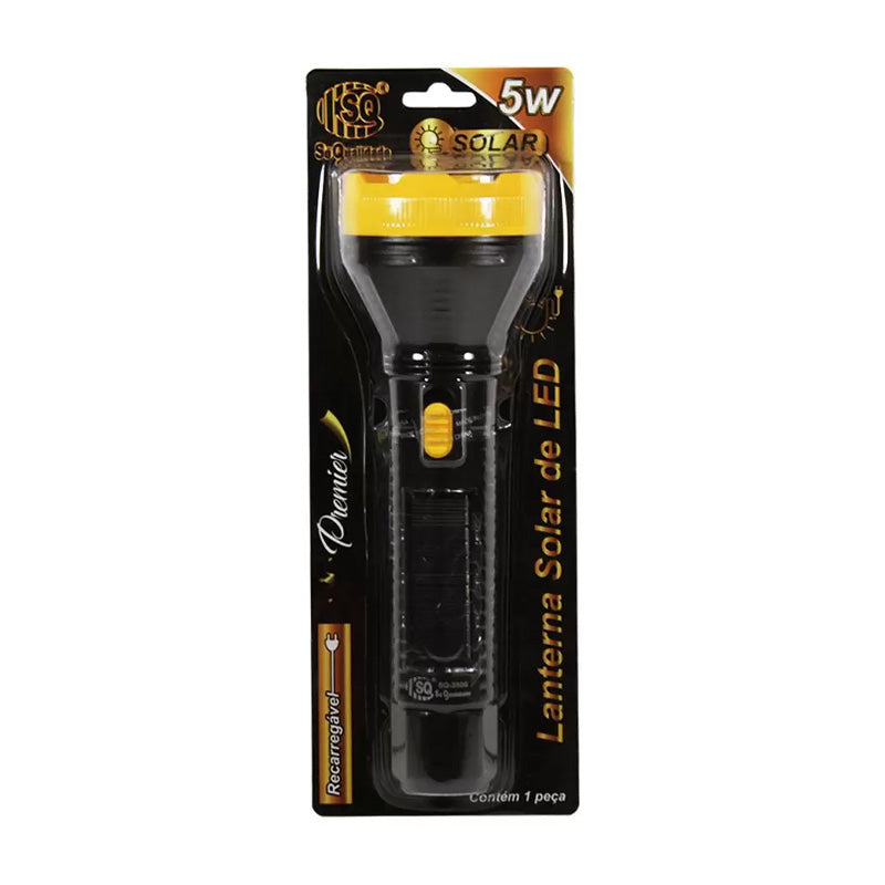 Lanterna Solar Recarregável Bivolt SQ-3806 (LED, 5w)