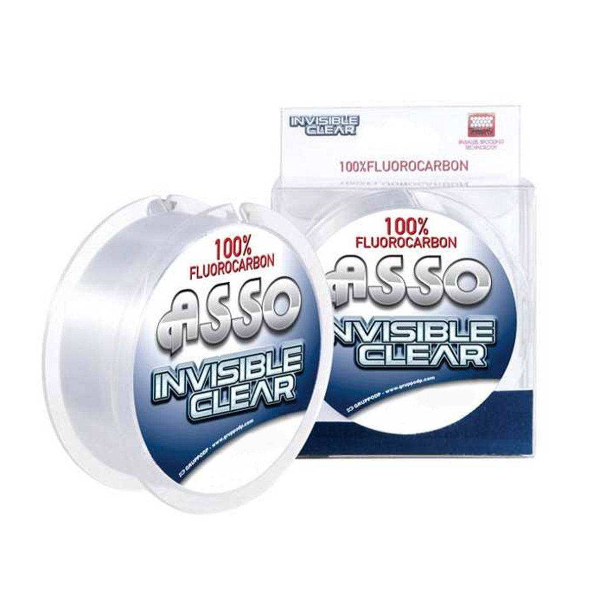 Linha Fluorocarbon Asso Invisible Clear 7.5lb (0.21mm - 50m)