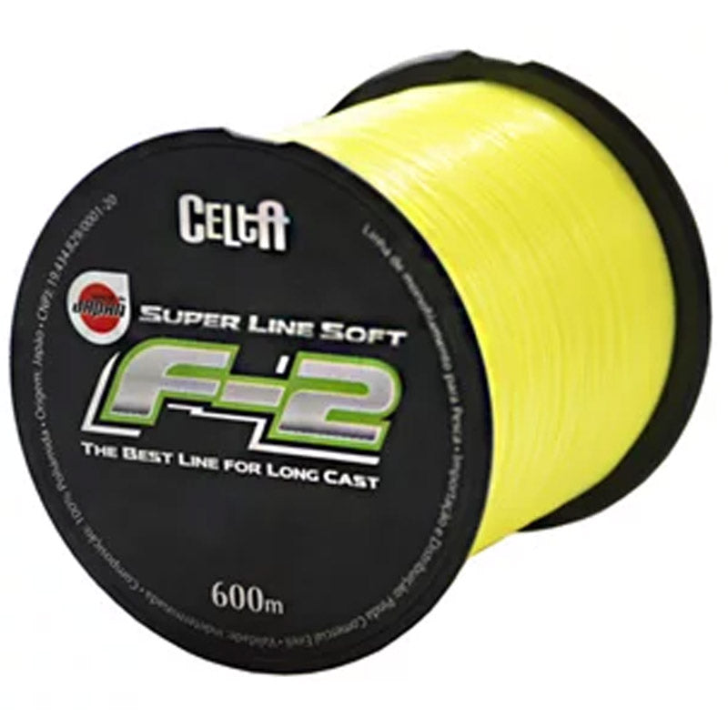 Linha Monofilamento Celta F-2 Soft 3.0 18lb Yelow (0.285mm-600m)