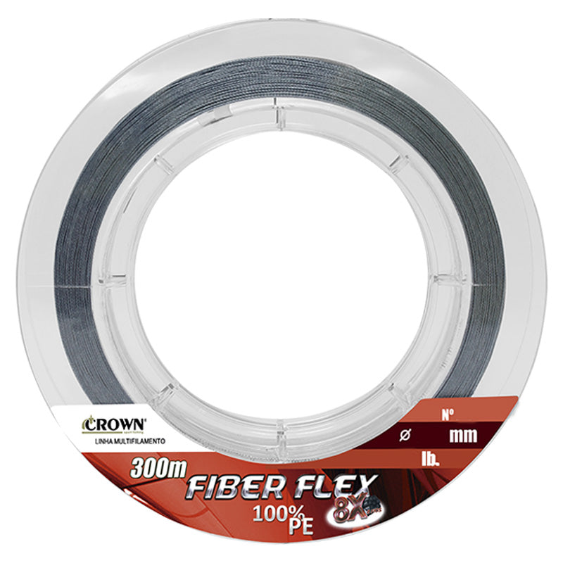 Linha Multifilamento Crown Fiber Flex 8x (300m)