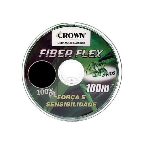 Linha Multifilamento Fiber Flex X4 0,20mm 24lb 100m