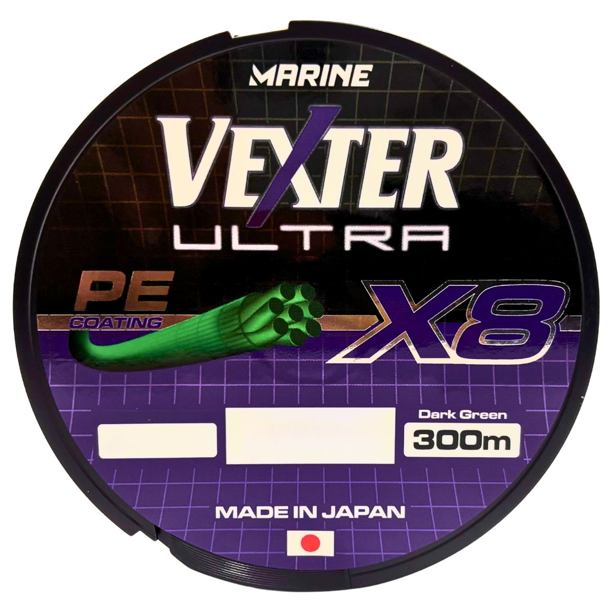 Linha Multifilamento Marine Vexter Ultra X8 Verde 0,35mm 60lb 300m