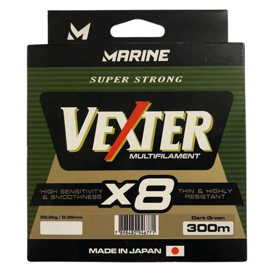 Linha Multifilamento Marine Vexter X8 0.25mm 40lb 300m