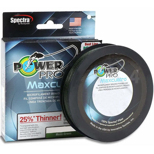 Linha Multifilamento Power Pro Maxcuatro 20lb Green (0,19mm - 275m)