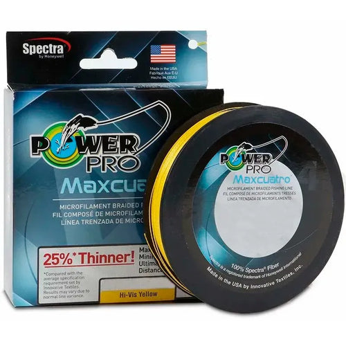 Linha Multifilamento Power Pro Maxcuatro 20lb Yellow (0,19mm - 135m)