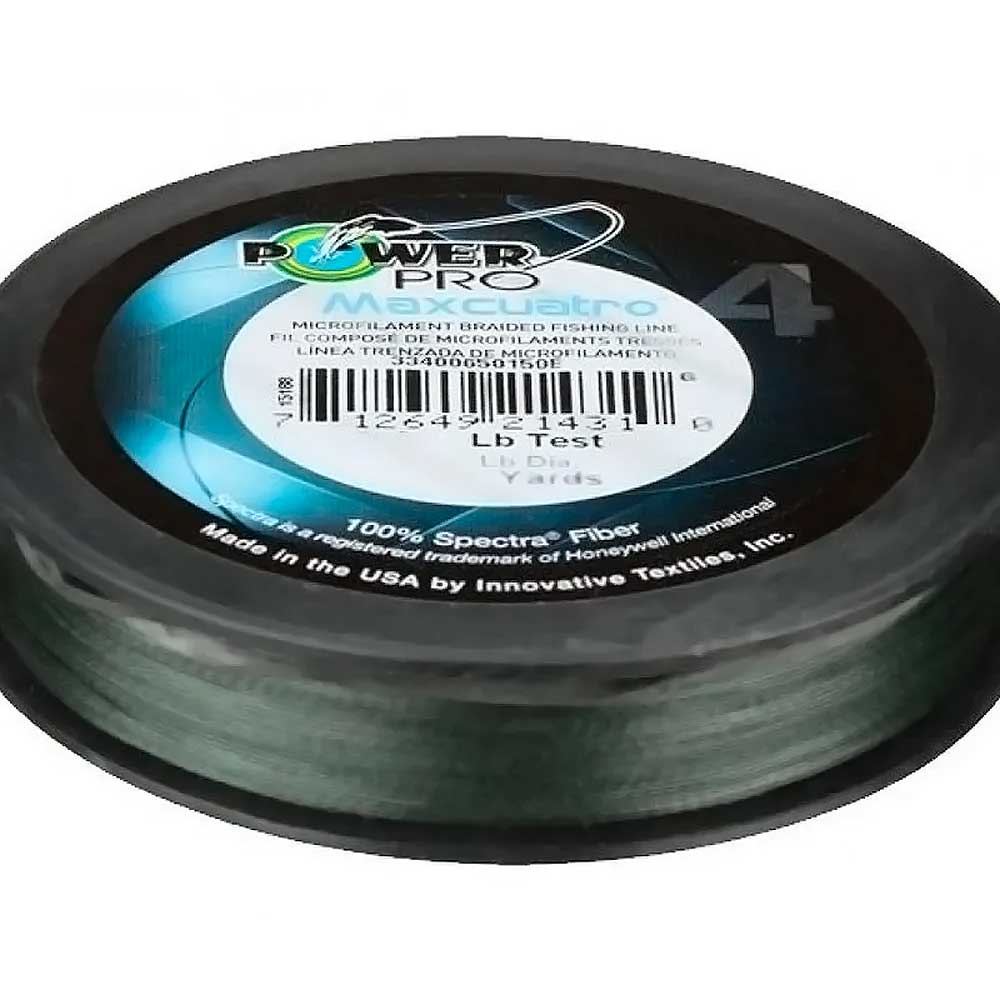 Linha Multifilamento Power Pro Maxcuatro 80lb Green (0.41mm - 455m)