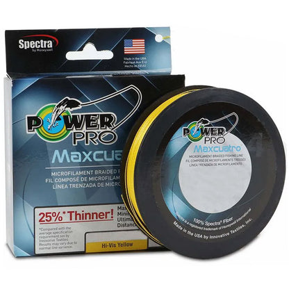 Linha Multifilamento Power Pro Maxcuatro 80lb Yellow (0,41mm - 275m)