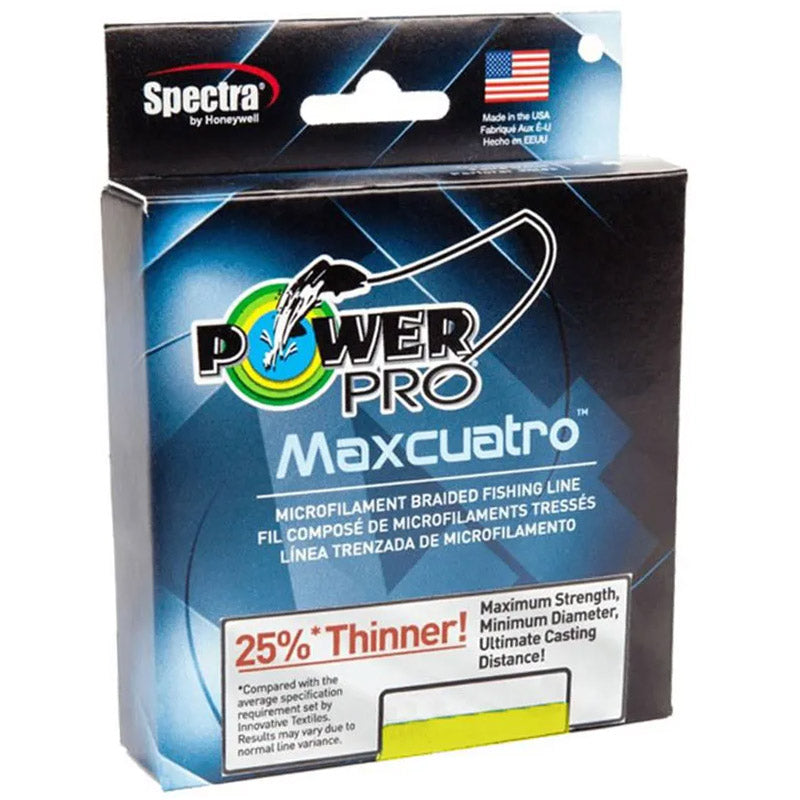 Linha Multifilamento Power Pro Maxcuatro 80lb Yellow (0,41mm - 275m)