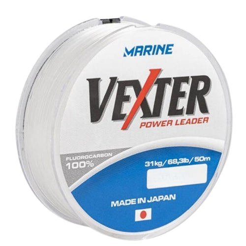 Linha Power Leader Fluorocarbon Marine Vexter 30,4lb 0,47mm 50m