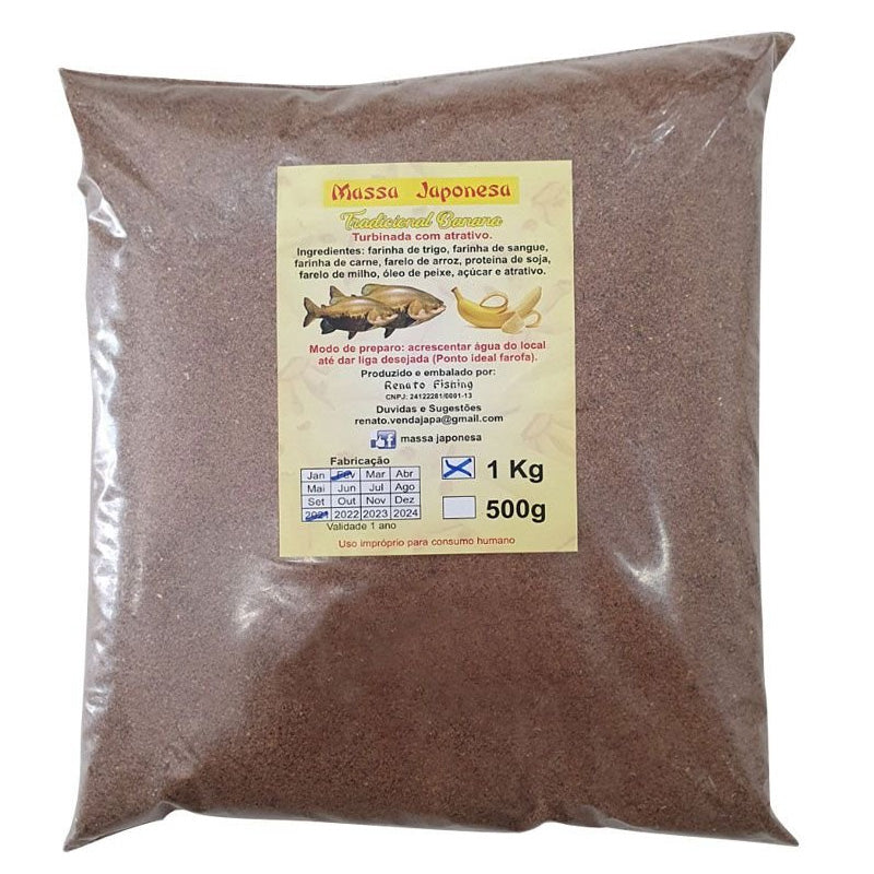 Massa Japonesa Tradicional Banana (1000g)