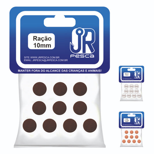 Ração JR EVA Boleado Bolinha 10mm (10un)