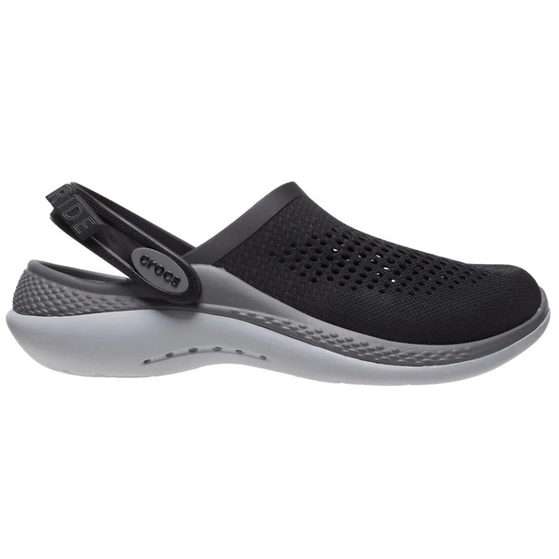 Sandália Crocs LiteRide 360 Clog Black/Slate Grey