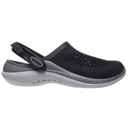 Sandália Crocs LiteRide 360 Clog Black/Slate Grey