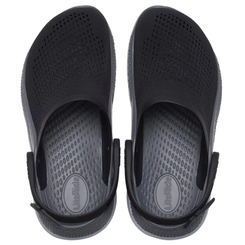 Sandália Crocs LiteRide 360 Clog Black/Slate Grey