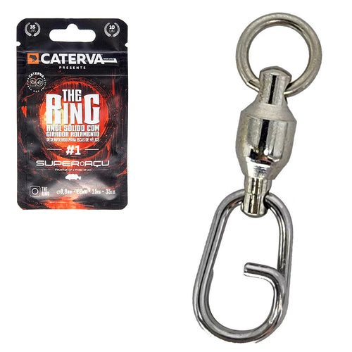 Snap Com Girador Rolamentado Caterva The Ring 01 35lb (10un)