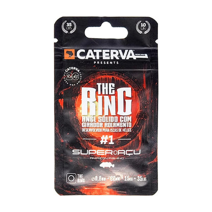 Snap Com Girador Rolamentado Caterva The Ring 01 35lb (10un)