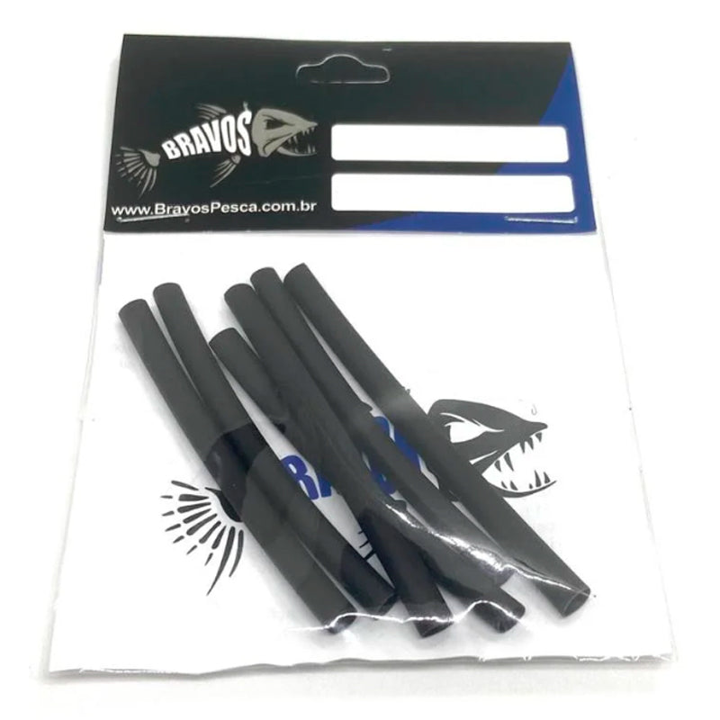 Termo Retrátil Bravos 7mm Preto (06un)